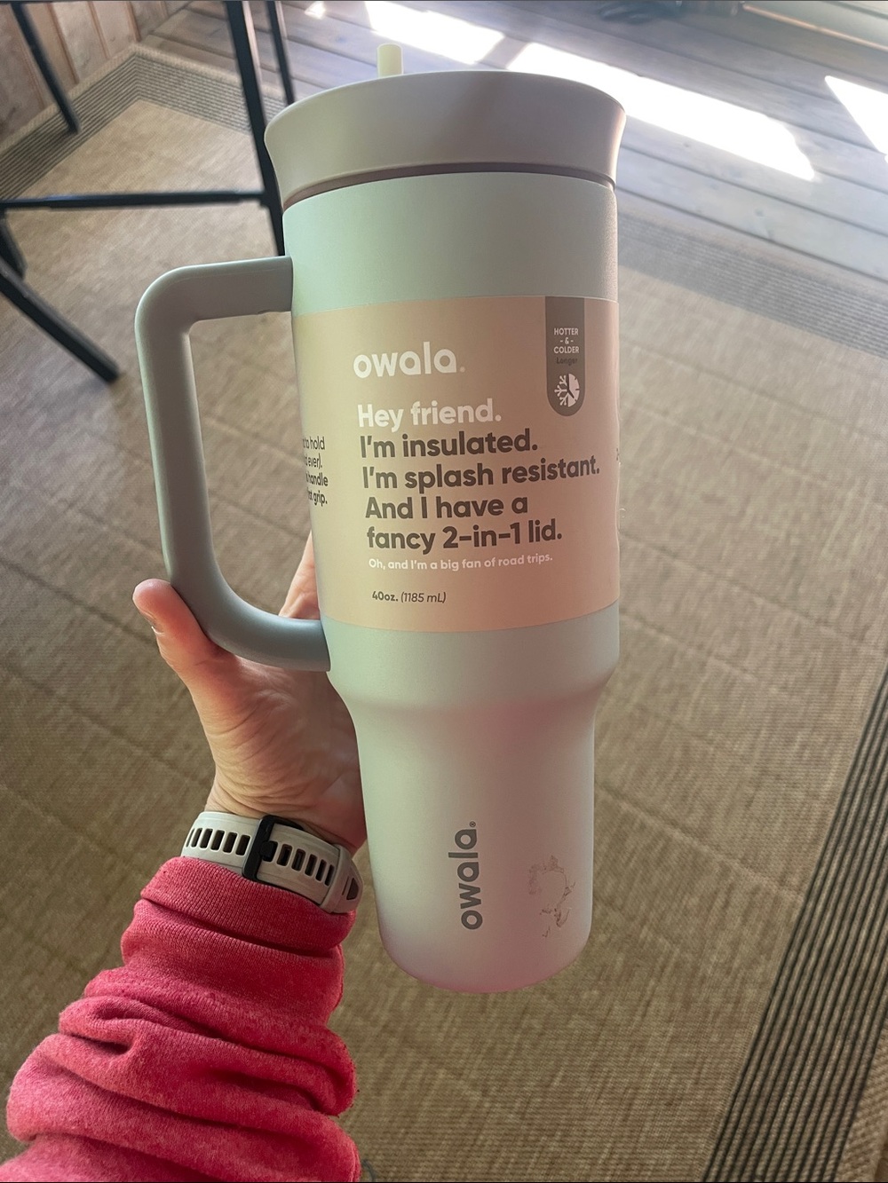 owala Insulated Travel Mug - Light Sage/Muted Green